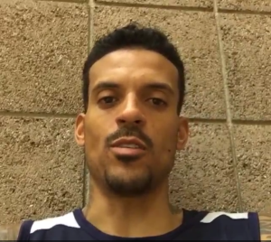 Matt Barnes at Memphis Grizzlies training camp.