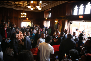 Inside Tyshawn's funeral.