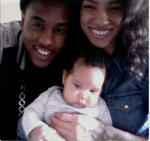 Jeremih, Rachel, and their son Canyon.