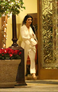 Kourtney Kardashian spotted leaving Justin Bieber's Beverly Hills hotel at 4am over the weekend.
