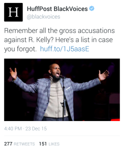 R. Kelly Huffington Post Black Voices