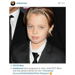 Shiloh Jolie Pitt Amber Rose