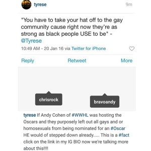 Tyrese LGBT Gay people