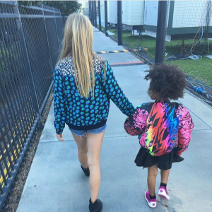 Gwyneth Paltrow's and Chris Martin's daughter, Apple Martin holds hands with Blue Ivy.
