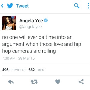 Angela Yee responds.to K. Michelle
