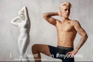Justin Bieber in Calvin Klein 2016