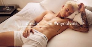 Justin Bieber in Calvin Klein 2016 January