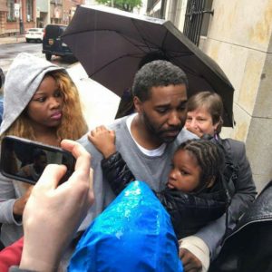 Malcolm Jabbar Bryant is reunited with his family on May 11, 2016.