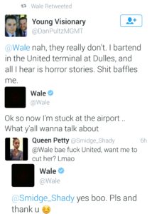 Wale GOES OFF On United Airlines2