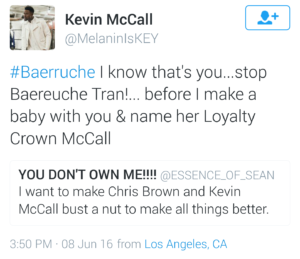 Kevin McCall on Karrueche