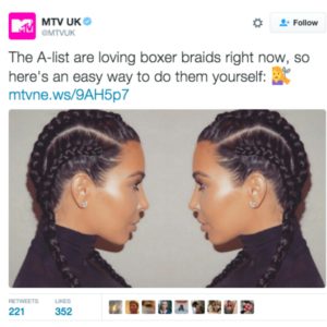 Kim Kardashian cultural appropriation