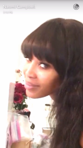 Naomi Campbell nude on snapchat