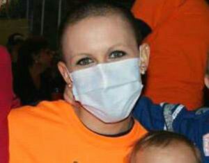 Brandi Lee Weaver-Gates at a cancer fundraiser in 2013.