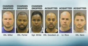 Freddie gray officers acquitted charges dropped