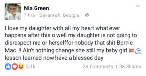 Nia Green mom post